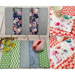 Stickdatei ITH - Patchwork Flip & Fold Platzdecke Untersetzer bis 36x24